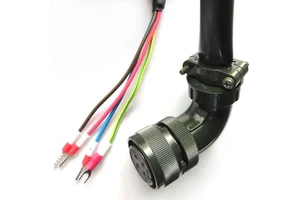 High-power Code Cable for Yaskawa JZSP-UVA152-03-E/JZSP-UVA162-03-E Brake Power Cable 4-core 3M Flexible Cable