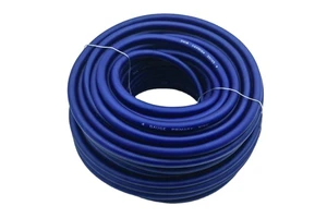 A Roll of 102' FT Feet(31 Meter) 4 AWG Gauge CCA Power Wire Ground Cable Translucent Black Red Blue 3 Color Available