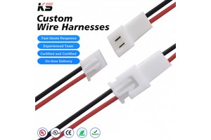 KS Custom JST Cable Assemblies ZH PH EH XH 1.0 1.25 1.5 2.0 2.54mm Pitch 2P 3P 4P 5P 6P JST Jumper Electrical Wire Harness