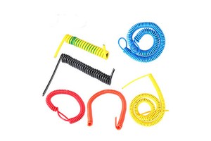 Customized 1-60 Core Spring Spiral Cable Power Extension Coiled Cable