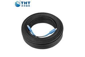 Precon Optical Fibre Cables Single Mode G657A Simplex SC UPC APC 1 2 Core Indoor Outdoor Ftth Fiber Optic Drop Cable Patch Cord