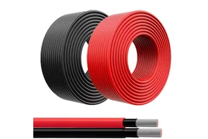TUV Certified DC Power Photovoltaic Solar Cable for Solar Energy System Sizes 4mm 6mm 6mm2 10mm 10mm2 PV CABLE -1 Black/Red