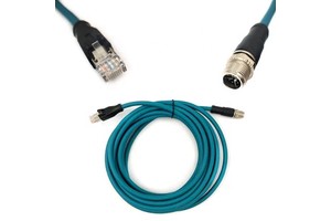 Cognex 8pin X-Coded M12 to RJ45 Ethernet Cat6a Cable For Industrial Camera