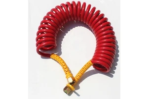 7.5m PU Red and Yellow air Pipe Electrical Trailer Cable