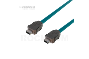 IX-10P to IX-10P High Flex Optional Gigabit Ethernet Cable for Industrial Camera Cat.5e