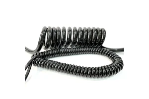 4/5/6/7/8 Core Stranded Oxygen-free Copper Wire Shield Insulation PUR Sheath Electric Spiral Cable for Medical Power