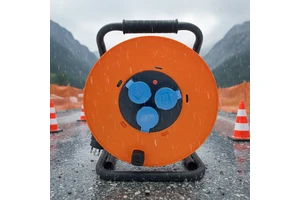 10/16A IP55 25/30/40/50m CH Swiss 3XT23 Cable Reel with Indicator Light and Thermal Cut-out and H07RN-F 3*1.5/2.5mm Rubber Cable