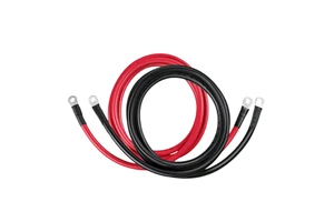Car Battery Cable 6AWG 16mm² 12v Battery Cable Batteries Cables Heavy Duty with SC25-8 Ring Terminals Copper Wire Inverter Cable