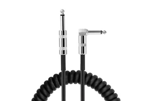 22AWG OFC Wire Low Noise Function Spring Cable Spiral High Flexible Cable Guitar Cable Jack to Jack for Musical Instrument