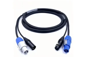 Hot Sale 20A 3x1.5 3x2.5 Powercon Plug-In/Out Cable Copper PVC Fastening Audio Equipment for Stage Lighting Rubber Power Cables