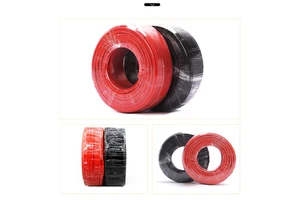 High-Performance H1Z2Z2-K Solid Tinned Copper Solar DC Cable Double Irradiation Cross-linked LSZH Weatherproof -40C IP68 1500V