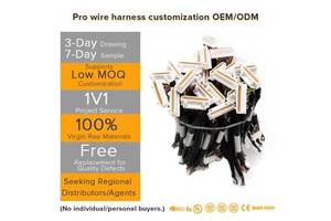Custom Electrical Ptfe Insulated Wiring Harness Assembly Factory Price for Industrial Motor and PLC Automation Control Systems
