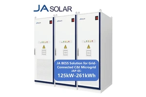 JA 125kW 261kWh Grid-Connected C&l Microgrid Industrial & Commercial Container BESS Solar Battery Energy Storage System