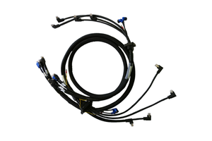 Customized Industrial equipment cable nylon braid RJ45 ethernet cable