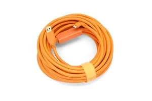 USB 3.0 to USB-C Right Angle Cable (26.2 Feet) Fast Transfer Between Camera and Computer Orange (8m)