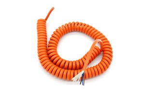 Spiral Cable 2x2.5 PUR 2\3\4\5\7 Core 1.5mm 2.5mm 4mm Curly Retractable Flex Power Control Spiral Cable