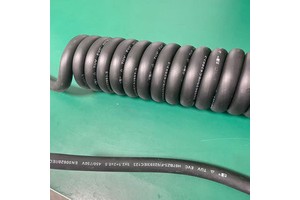 Multi Cores Flexible PVC Jacket Coiled Wire Spring Spiral Cable