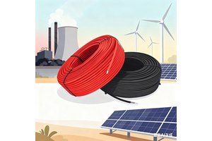 Competitive Price H1Z2Z2-K 6mm2 Solar Power Cable for Renewable Energy System Solution Trusted Manufacturer