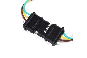 Customizable Length Waterproof PVC Trailer Wiring Harness Pure Copper Conductor SAEJ1128 Standard Durable 4-Pin Automobile