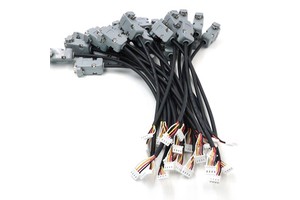 Custom 4 Pin Jst Xh 2.54 to DB9 Female RS232 Serial Leadshine Servo Drive Encoder Connector Cable