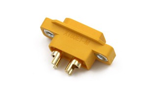 Genuine AMASS XT60E1-M Panel Mount Connector 30A Male Plug With Nut Fixed Custom Cable Harness For Industrial UAV Battery Power