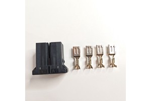 Servo Motor Power Cable Connector for FANUC Mitsubishi D-5, X/Y/Z Axis, A06B-6110-K201 1-179955-2 and 1-917807-2