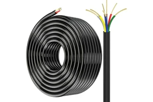 50FT 7-Way Trailer Wiring Heavy Duty 14AWG PVC Insulated Heavy-duty Trailer Cable Electrical Wires Cable Factory