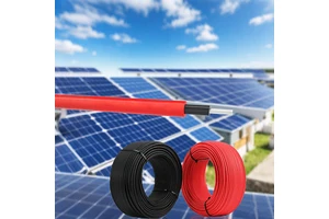 High-Performance Solar Cable PV1-F 4/6mm² Tinned Copper XLPO Insulated 1.8kV TUV Certified for Solar Panels