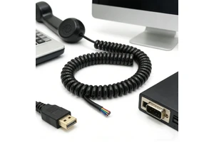 High Quality Copper Wire 750V AC 450/750V Resistant Flexible Spiral Cable Customized Suitable for Telephones and Computers