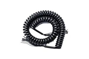 Customized Tin Plated Copper Conductor PVC/PU Jacket Electric Tool Spring Spiral Coiled Cable for Drink Vending Machines