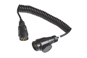 High Resilience Truck Trailer Spiral Coiled Cable