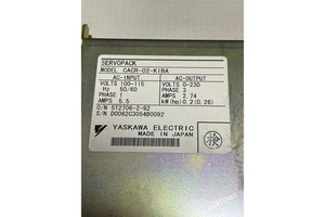 YASKAWA CACR-02-KIBA SERVOPACK Used