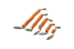 15/30/45/60/90cm Servo Extension Cable With Anti-loose Hook Lock Futaba JR Servo Twisted Wire Lead for RC Drone Helicopter Part