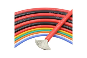 CNCA-C01-01:2014 High Quality extra Soft Silicone Cable 24AWG Red and Black PV Solar Cable 600V High Temperature Resistant Cable