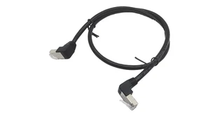 China Factory High Quality Right Angle STP UTP Male Rj45 Cat5e Cat6 Cable