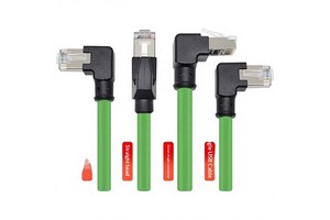 Factory Sales Cat6a Elbow Industrial Network Cable Profinet High Flexible Drag Chain Outdoor PVC Gigabit Ethernet Lan Cable