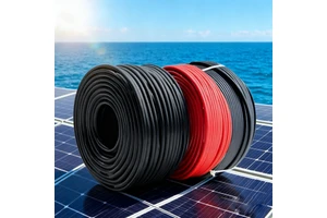 Rru 6mm 10mm Blue Black Solar Cable 6 Mm2 Solar Cable 10 Gauge Awg Wires Solar Cable 4mm2 Twin 1*4mm² Black 100m Solar Cable