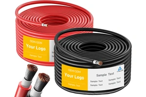 Photovoltaic Cable for PV1-F H1Z2Z2-K PV-YJYJ Solar DC Copper Conductor ETFE Jacket IP68 Rated 1000V-1500V Construction