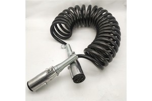 Heavy Duty Flexible Hose Electrical Cable 7 Way Plug Wire Trailer air Hose