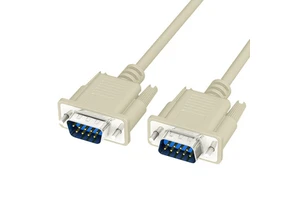 Custom Cable DB9 RS232 Serial Crossover and Straight Cable Assembly Solution Engineered for Automation Communication Devices