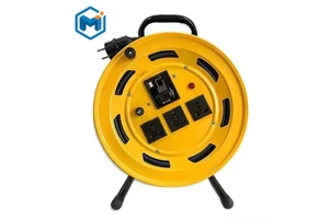 Factory 100FT Foot Extension Cord Reel With Circuit Breaker Extension Cord Reel Extension Cord