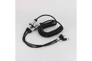 Factory Direct Sale 5Pin 7Pin Spiral 7-Cores Copper Trailer Vehicle Extension Video Cable for Vehicle Equipment Trailer Camera