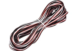 22AWG 60-Cores PVC Copper Servo Receiver Extension Cable with Cord Connector Lead for Electronic Use