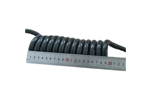 Stranded Copper Core Industrial Spiral Power Supply Cable 2-5 Core 1.5mm2 TPU/PVC Jacket 100m MOQ