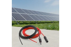 PNTECH Solar Extension Cable 6mm2 DC-00 1000V 1500V Tinned Copper Solar Cable Wires Cables High and Low Temperature Resistance