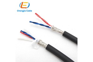 YY506 2X2X0.2 (24AWG) Servo Encoder Signal Cable Twisted Pair HIGH-FLEX Shield Servo Motor Wire Encoder/Resolver Cable