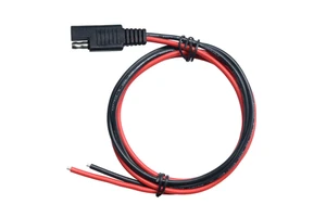 SAE Extension 14awg Twin Core Female Male Plug to Open End Wire Solar Photovoltaic Battery Power Cable