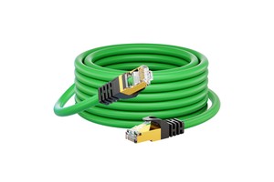 Cat6A Industrial Ethernet Cable SSTP Shielded 10Gbps Highly Flexible Drag Chain 10M Cycles Profinet Jumper for Switch Camera