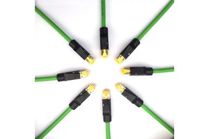 Flexible Industrial Ethernet Cable 4 Pair Shielded Profinet Cable EtherCat CAT5E