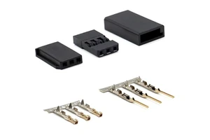 JR Servo Plug Male Female Connector Crimp Pin Kit Compatible Futaba for Hitec Spektrum RC